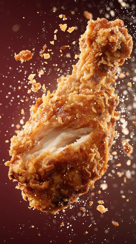 Crispy fried chicken